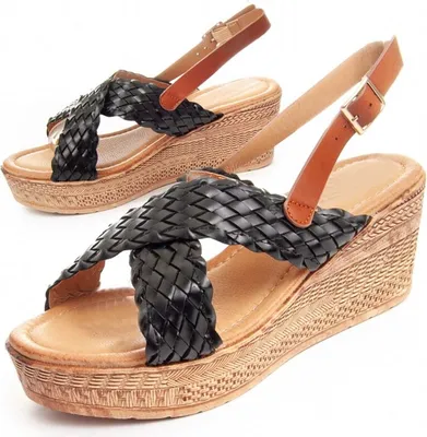 Produktbild von Montevita Keilsandalen Sandsum28 Schwarz