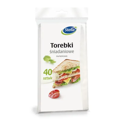 Zdjęcie produktu dla Torebki papierowe spożywcze 12 x 24,5 cm 40 sztuk