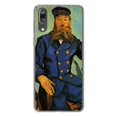 Produktbild von MuchoWow® Handyhülle Schutzhülle Hülle für Huawei P20 Porträt von Joseph Roulin - Vincent van Gogh Silikon Softcase Handy Hülle - Hardcover