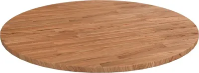 Produktbild von Möbel Runde Tischplatte Hellbraun Ø90x1,5 cm Behandeltes Eichenholz 2024