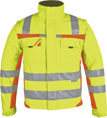Produktbild von Softshell-Jacke WARNSCHUTZ WINTER gelb/orange, Gr. S - PKA Klöcker