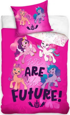 Produktbild von My Little Pony Bettbezug We are the Future- 140 x 200 cm + 70 x 90 cm - Baumwolle