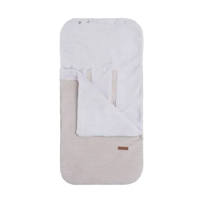 Produktbild von Baby's Only Fußsack Autositz 0+ Sense - Kieselgrau - 86x38 cm
