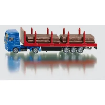 Produktbild von Siku Holz-Transport-LKW Spielzeugeuto blau/rot ; 1659