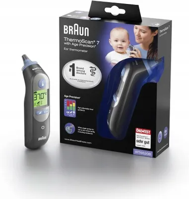 Zdjęcie produktu dla Termometr Braun ThermoScan 7 IRT6520B