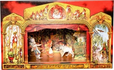 Zdjęcie produktu dla Teddies Rock David Stoilen Teatr w pudełku 52x32x6 cm