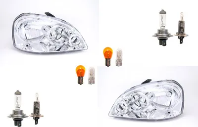 Imagen del producto de Johns, faros delanteros compatibles con Daewoo Nubira KLAN, modelo 07/03 en adelante, + Lighthmit. Juego de faros, lado izquierdo y derecho