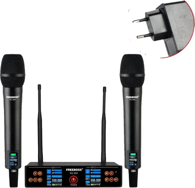 Produktbild von Mikrofon, kabellos, tragbar, einstellbare Frequenz, EU STECKER