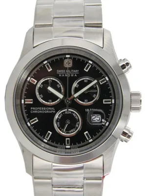 Produktbild von Swiss Military Hanowa Herren Uhr 06-5115.04.007 si/sw Edelstahl