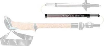 Produktbild von Leki Cressida Fx Carbonstangen Mittelteil 3 110-120 Cm Durchsichtig 18-16 mm Durchsichtig 18-16 mm