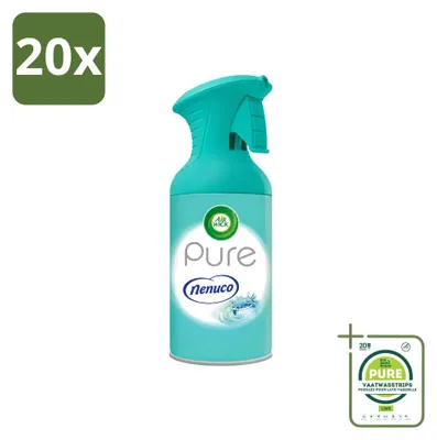 Image de 20 sprays d'ambiance Air Wick Pure Nenuco, 250 ml - Pack économique - 20 pièces