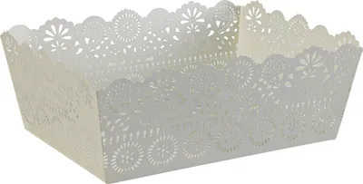 Produktbild von Aufbewahrungskorb - Natur - Metall - 26 x 19 cm