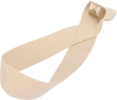Obrázok produktu pre Pás na hallux valgus, elastický, mäkký, pohodlný, šetrný k pokožke, korekčný pás na prekrývajúce sa prsty s hallux valgus, farba kože, veľkosť S (35-40 cm)