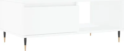 Produktbild von vidaXL Couchtisch Weiß 90x50x36,5 cm Holzwerkstoff