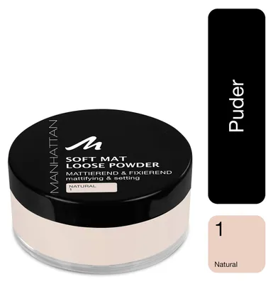 Produktbild von Manhattan Soft Mat Loose Powder Natural 1 20g Mattiert & Baked