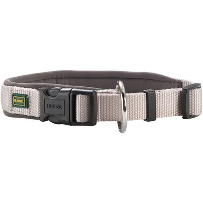 Produktbild von Hunter Halsband Neopren Vario Plus grau/grau, Größe: XS-S / Breite: 1,5 cm