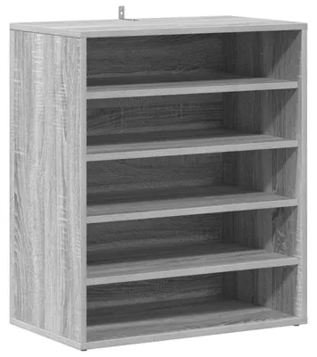 Obrázok produktu pre vidaXL Skriňa na topánky z dymového duba 60x35x70 cm odvodený výrobok z dreva