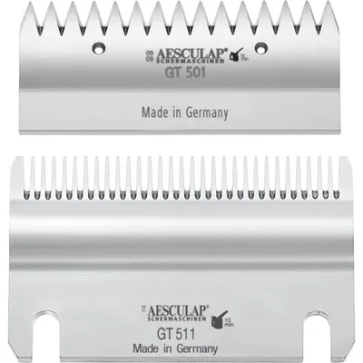Produktbild von Kerbl Aesculap Schermesser Econom Set, 23 Ober & 21 Untermesser Zähne, 1 mm