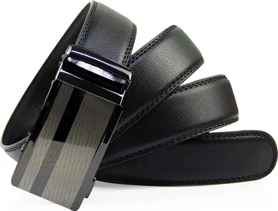 Produktbild von Glamexx24 Gürtel Herren, Anzug Business Kleidung Gürtel, Automatikschließe Ratsche Ledergürtel, Breit 35mm für Männer