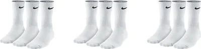 Produktbild von 9 Paar Nike Herren Damen Socken SX4508 - Farbe: 3 x weiß - Größe: 46-50