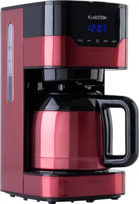 Produktbild von Klarstein 1,2 L Kaffeemaschine mit Thermoskanne und Timer, Kaffeemaschine Filtermaschine für 12 Tassen, 800 W Filter Kaffeemaschine Groß, Filterkaffeemaschine mit Edelstahl-Thermoskanne für Kaffee
