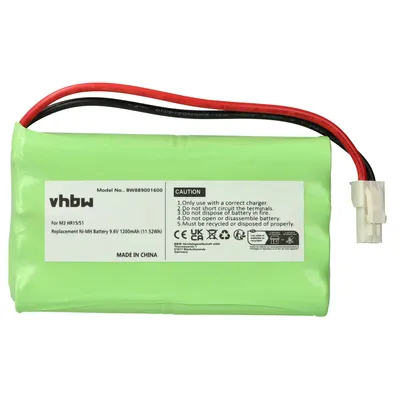 Produktbild von vhbw Akku kompatibel mit Somfy Keasy 600, 800 Schiebetorantrieb Torantrieb Drehtorantrieb (1200 mAh, 9,6 V, NiMH)