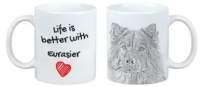 Image de Art-Dog Mug en céramique – Eurasier