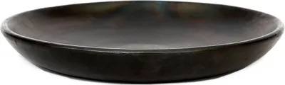 Image de Assiette terre cuite noir 26x26x3cm