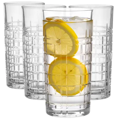 Longdrinkgläser Set 4-tlg. 320 ml transparent spülmaschinenfest