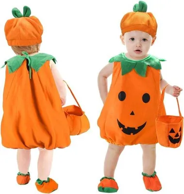 Obrázek produktu pro Dětský kostým na Halloween, oranžový, pro batolata
