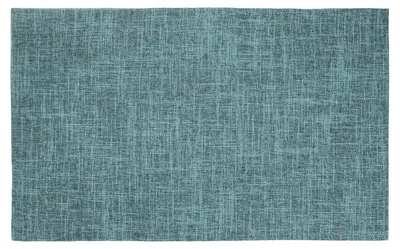6er-Set Tischsets, 30x45 cm, Polyester, blau/grau, hitzebeständig
