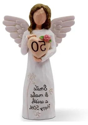 Produktbild von Handbemalte Engel Statuen und Skulpturen für Geschenke zu Jahrestagen und Geburtstagen