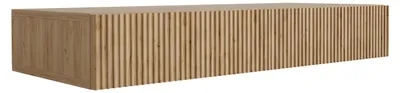 Produktbild von Hängender Schminktisch, Eiche Craft MDF, 100 x 39,6 x 16 cm