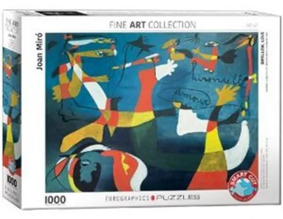 Zdjęcie produktu dla Puzzle 1000 elementów Miłość Jaskółki Joan Miró