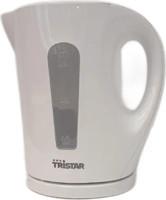 Produktbild von Tristar WK-3380 Wasserkocher, 1,7 l, 2200 W, Weiß, Kunststoff, Wasserstandsanzeige