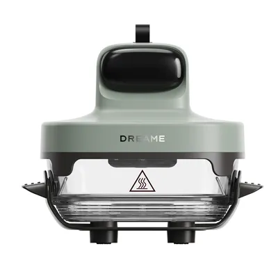 Produktbild von Dreame Tasti AirFryer 5-in-1 Heißluftfritteuse, 6mm starkes,tragbares Borosilikatglas,3D-Heißluftzirkulation,spülmaschinenfest,360° Sicht,2.5l ,Grün