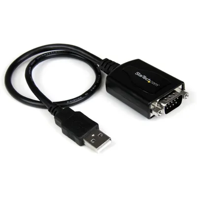 Immagine prodotto di StarTech.com Cavo adattatore DB9 USB a seriale RS-232 30 cm, con interfaccia COM