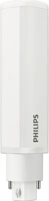 A white Philips LED lamp with a G24D-2 base.