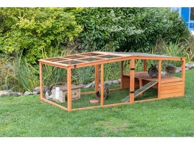 Obrázek produktu pro Trixie Venkovní výběh pro hlodavce XL: 233 x 79 x 116 cm, s víkem