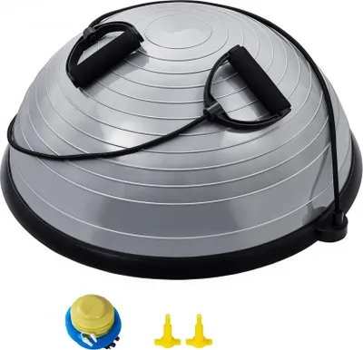 Produktbild von Gymnastikball - 584 mm Fitnessball - Sportball - Yogaball - Halbgrau - Balance Training