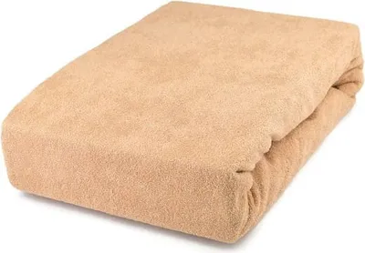 Produktbild von 140X200 Beige Frotte-Spannlappen