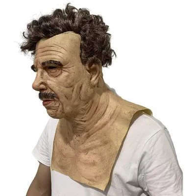 Obrázok produktu pre Halloween Latexový kryt tváre starého muža