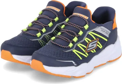Produktbild von Skechers Slip-ins Kinder Sneaker TURBO TREAD Blau Textil-Synthetik-Mix Größe: 29
