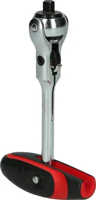 Produktbild von Modifix 1/4'' Knarre mit Schwenkkopf 72 Zähne und T-Griff KSTOOLS - 914.1405-E