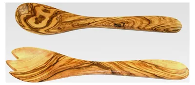 Produktbild von Salatbesteck aus Olivenholz 21 cm