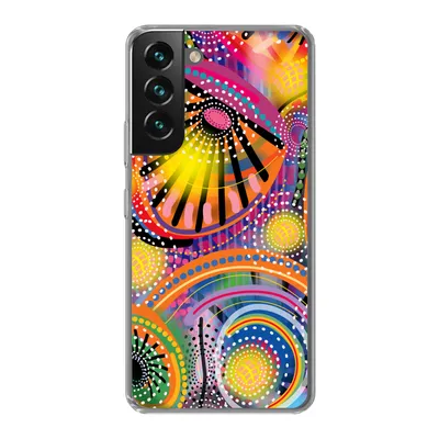 Produktbild von MuchoWow® Handyhülle Schutzhülle Hülle für Samsung Galaxy S22 Plus Formen - Kunst - Muster - Psychedelisch Silikon Softcase Handy Hülle - Schutzabdeckung
