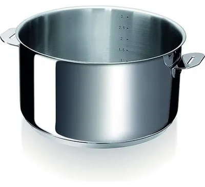Edelstahl-Stielkasserolle 24 cm, 5,5 l, für alle Herdarten