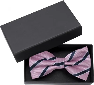 Produktbild von Fabio Farini - 1 Stück Rosa Herren Fliegen - Männer Querbinder Vorgebunden Bowtie Streifen - Rosa/Dunkelblau/Weiß - Fable/Marine Blue/White