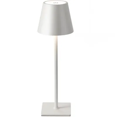 Produktbild von LED Tischlampe Kabellos Dimmbar USB Wiederaufladbar Weiß