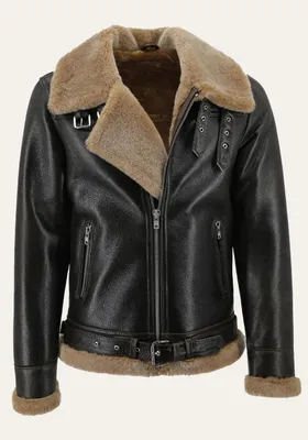 Produktbild von Lammfelljacke - JAMES WALNUSS/CAPPUCCINO - Größe: M